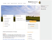 Tablet Screenshot of braindynamicsgroningen.nl